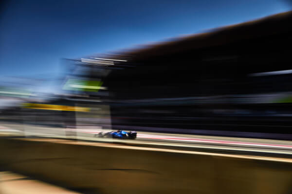 A Williams F1 car on the track